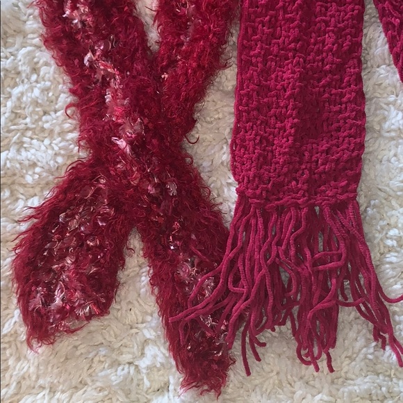 NWOT fushia scarves - Picture 2 of 3